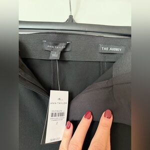NWT Ann Taylor The Audrey Black Trousers